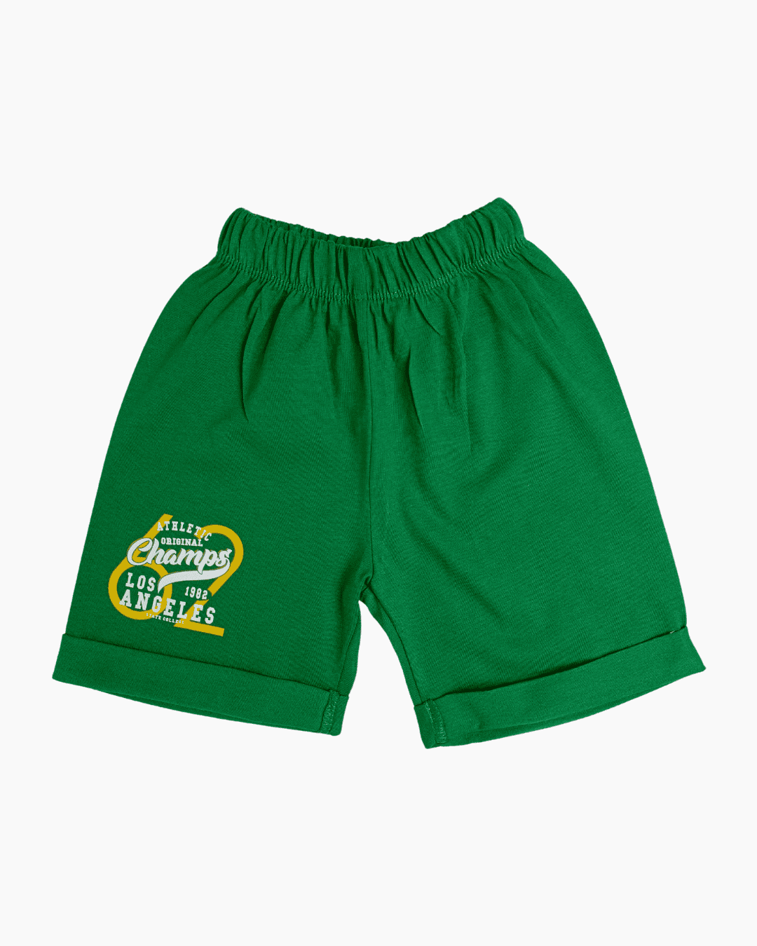 Summer Kids Short Set - Tropical Green