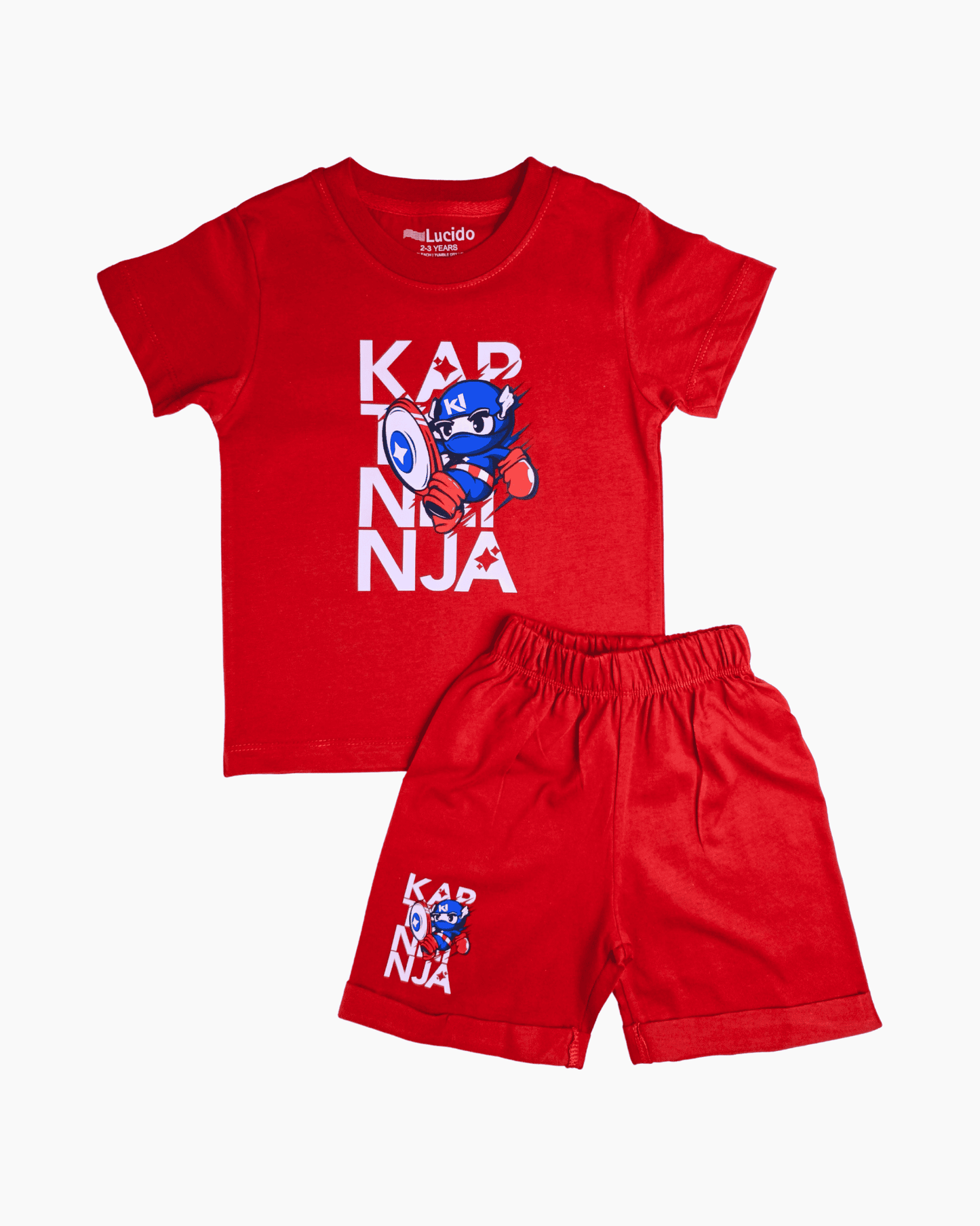 Summer Kids Short Set - Karate Ninja