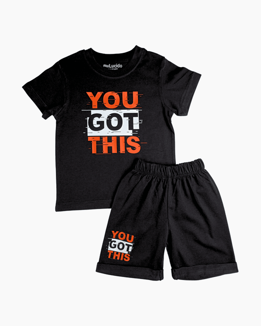 Summer Kids Short Set - You Got This