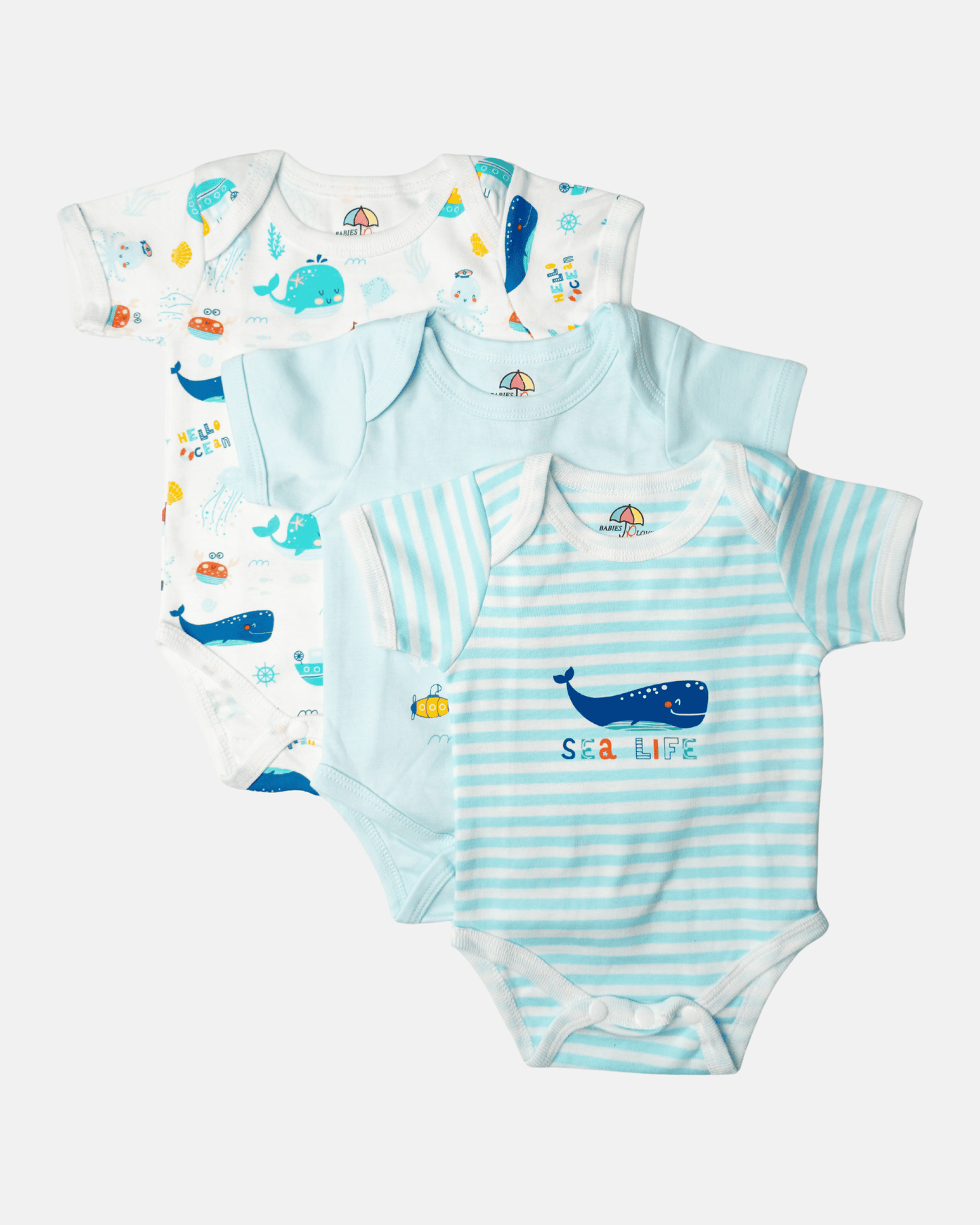 Bodysuit Pack Of 3 Short Sleeves