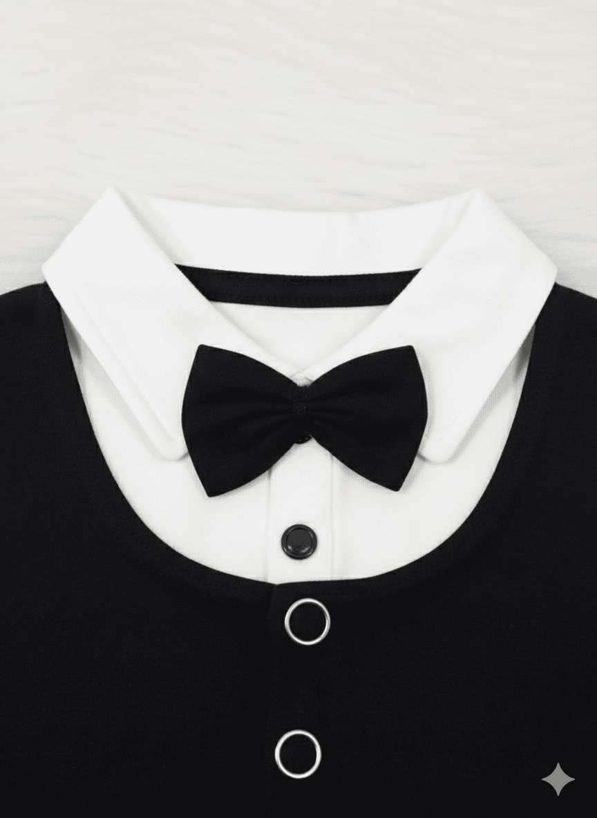 Tuxedo Fashion Romper Infants
