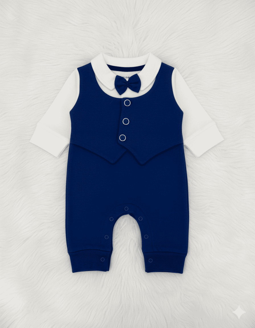 Tuxedo Fashion Romper Infants