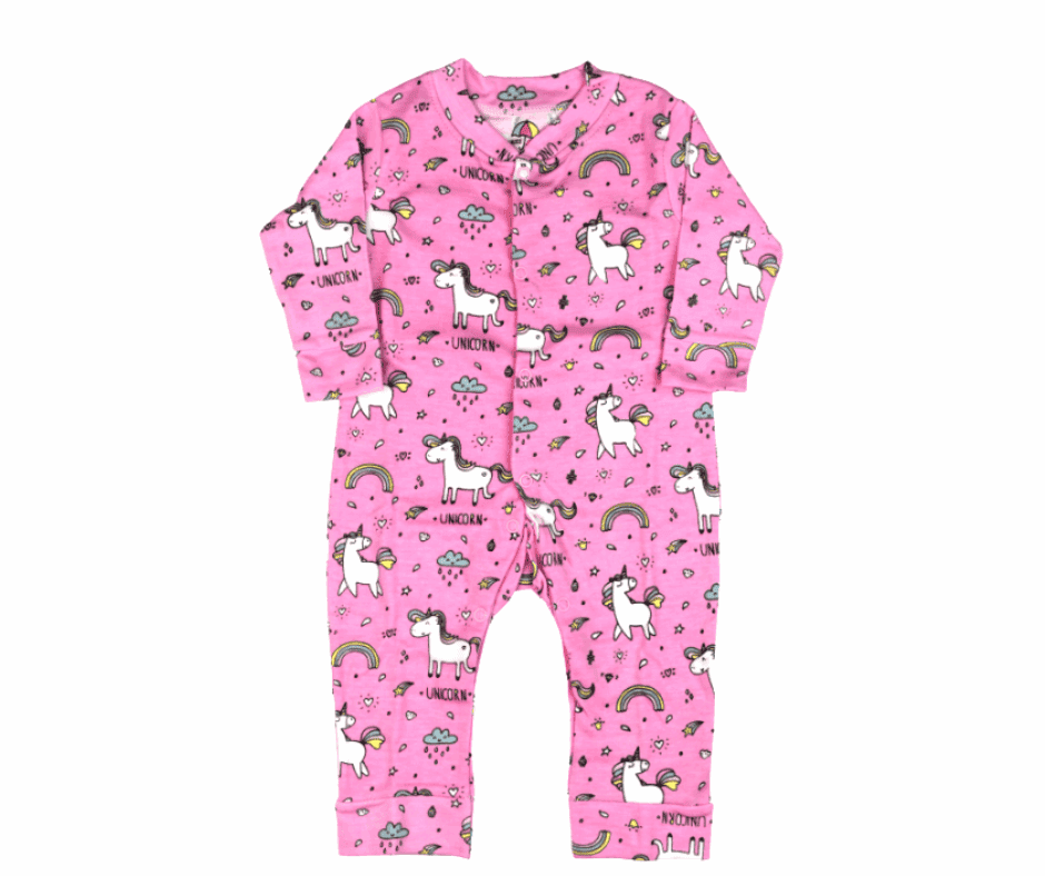 Baby Girl Sleepsuit Pack of 3 Multi