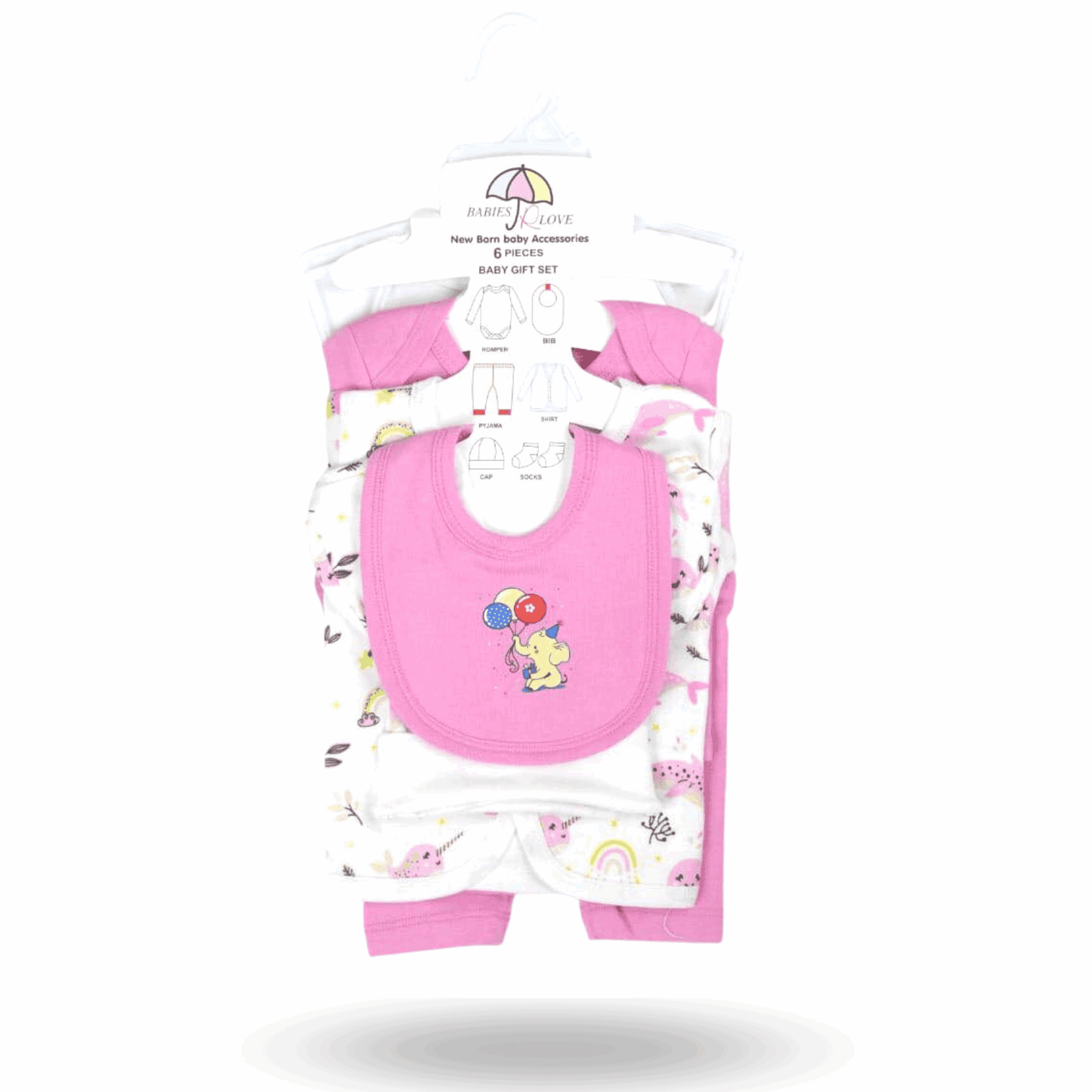 Gift Set 6 Pcs For Baby Girl