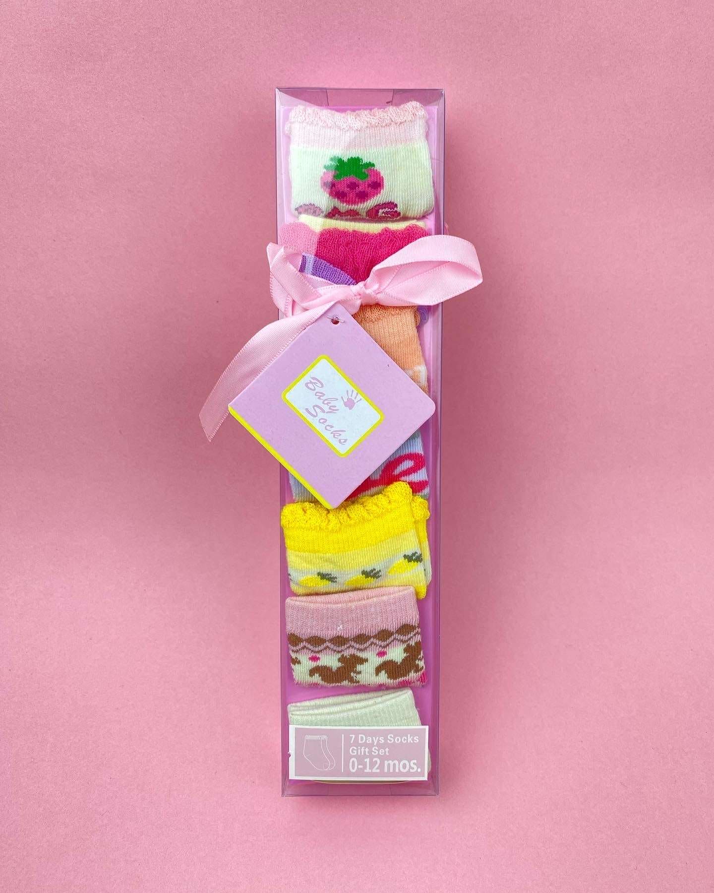7 Day Socks Gift Set For Girls