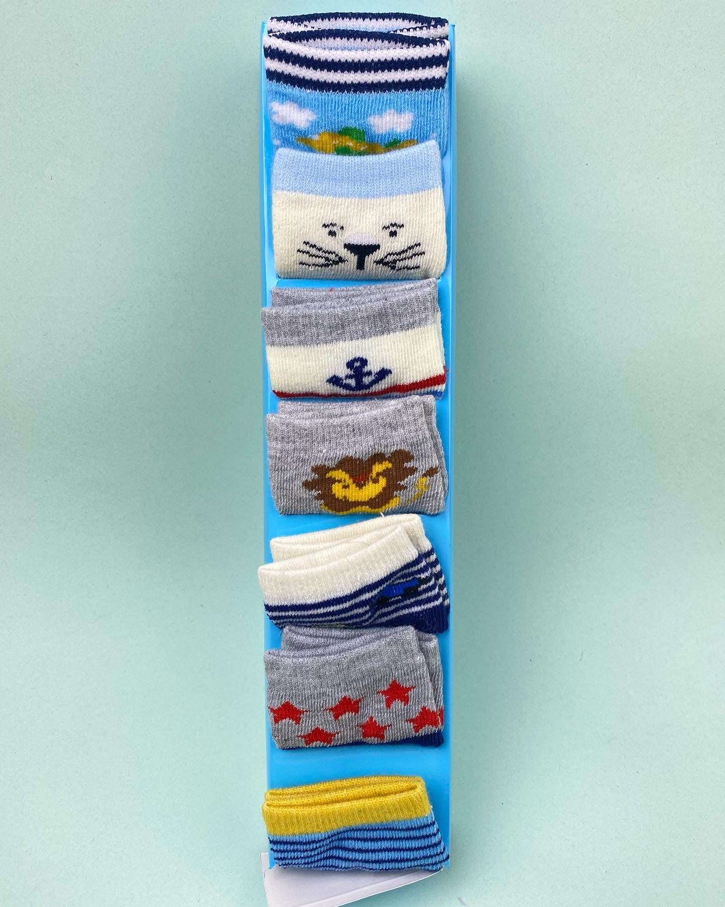 7 Day Socks Gift Set For Boys