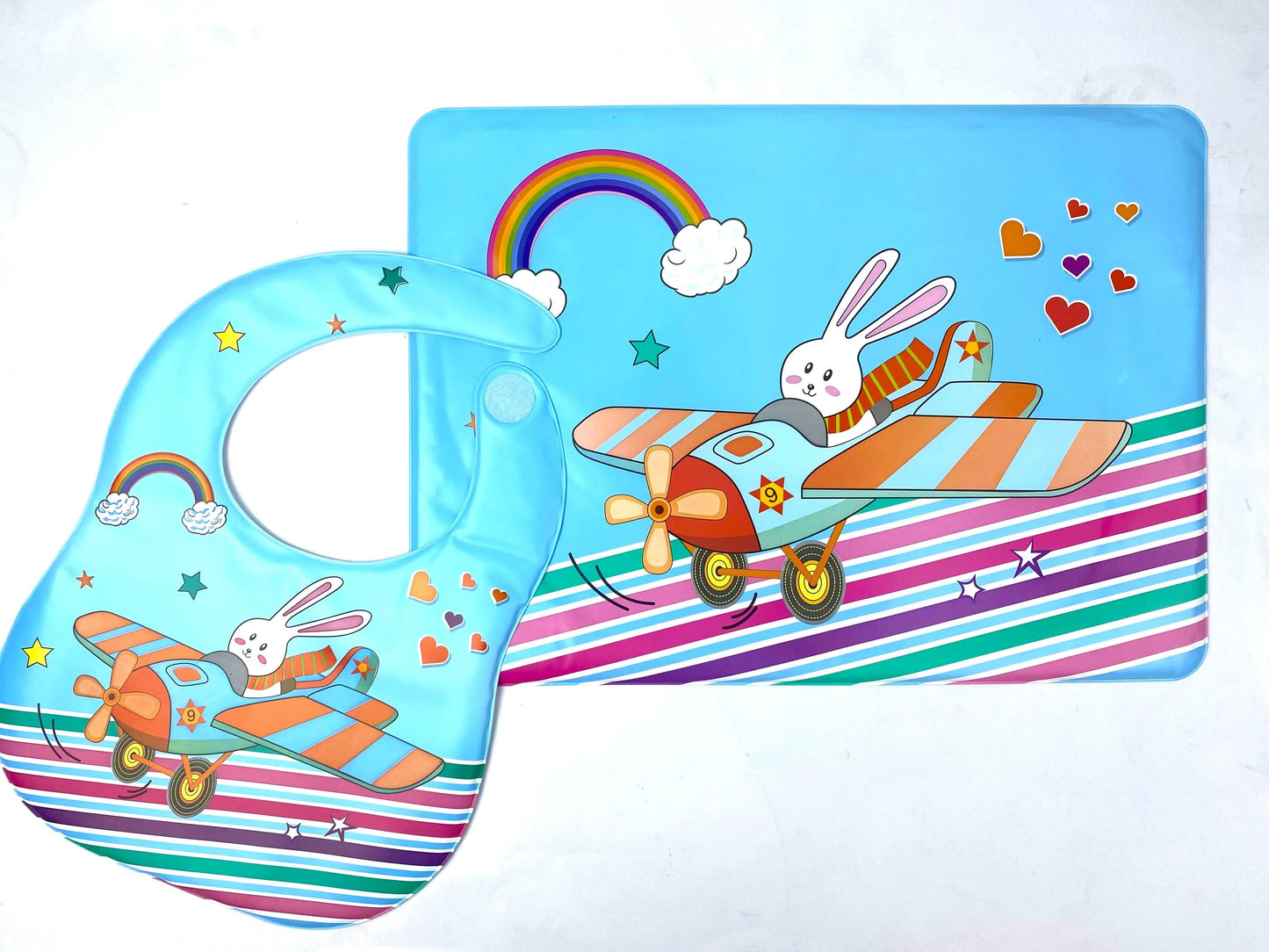 Baby Plastic Bib With Changing Sheet