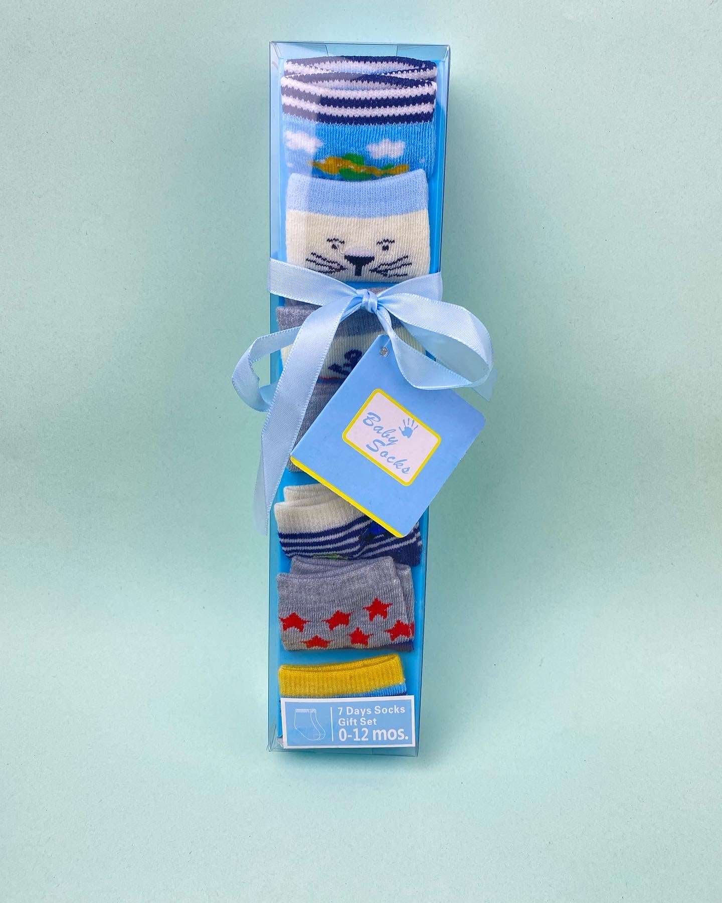7 Day Socks Gift Set For Boys