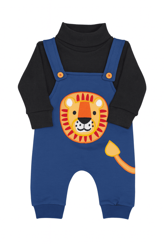 Winter Dungaree Suit Black Inner