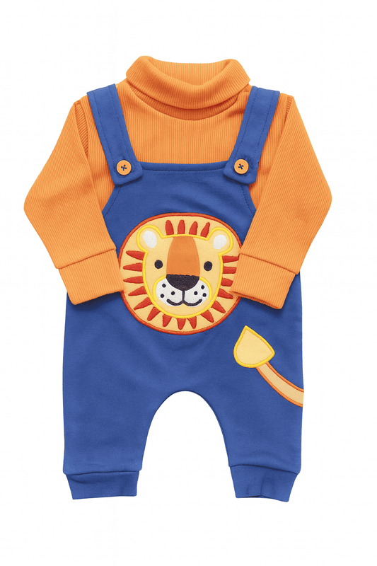 Winter Dungaree Suit Orange Inner