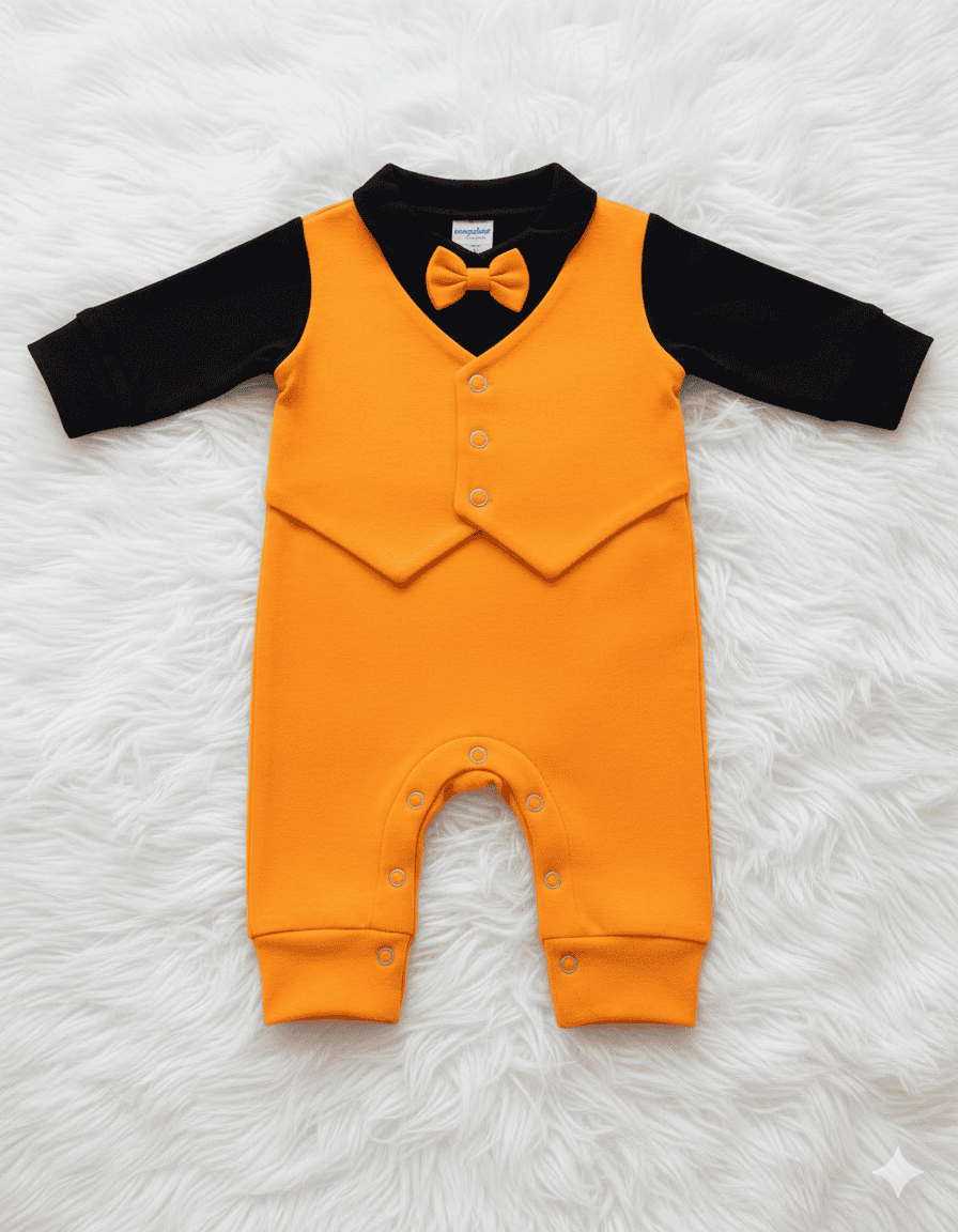 Tuxedo Fashion Romper Infants