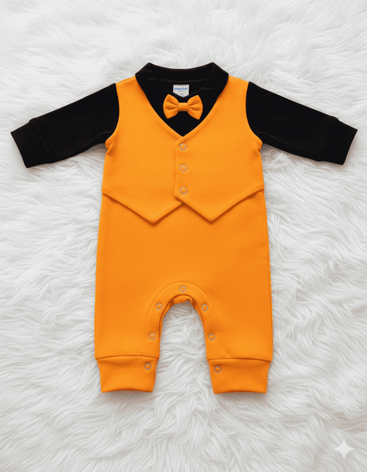 Tuxedo Fashion Romper Infants