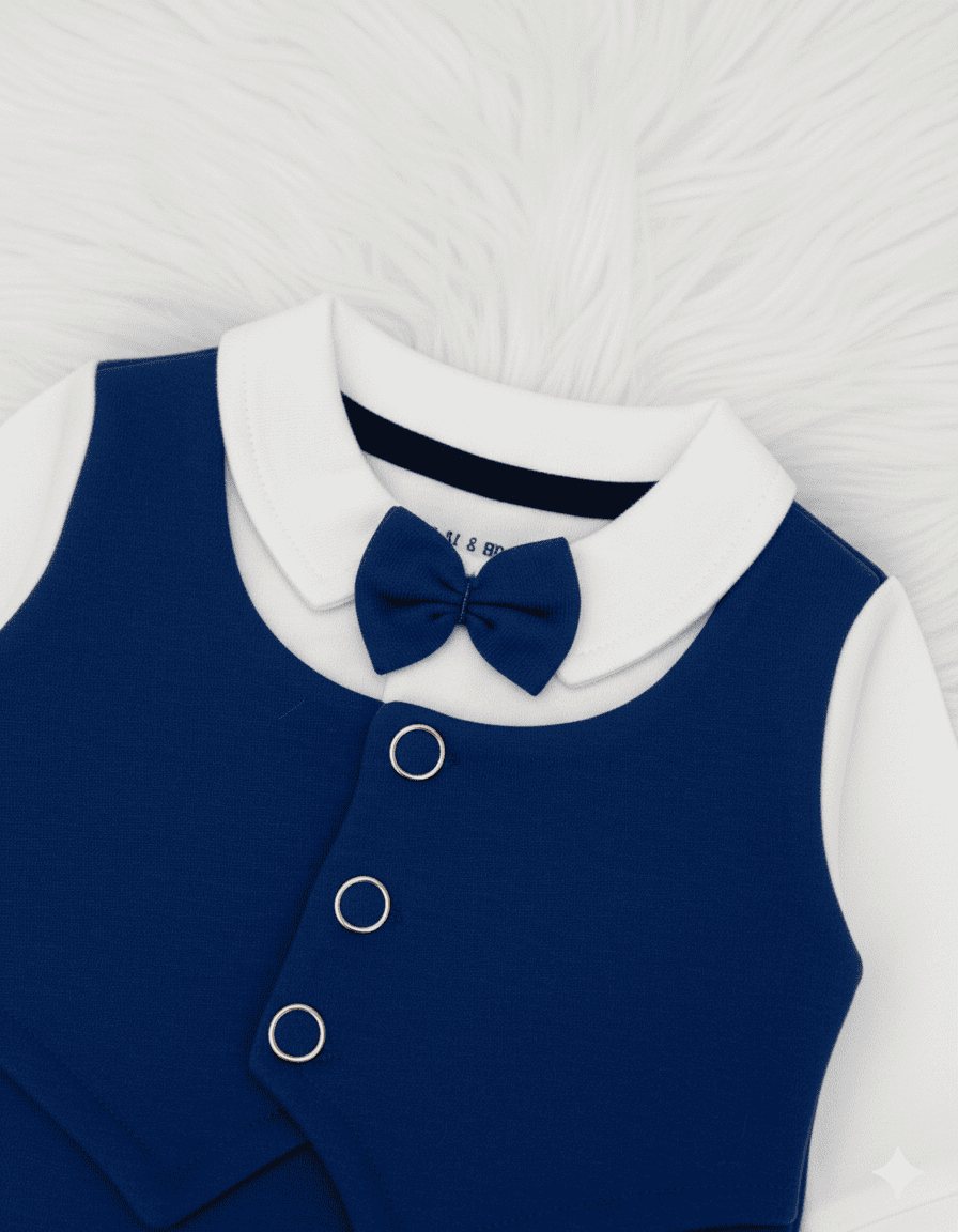 Tuxedo Fashion Romper Infants