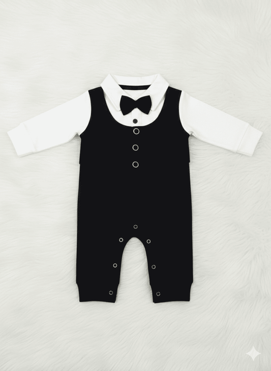 Tuxedo Fashion Romper Infants
